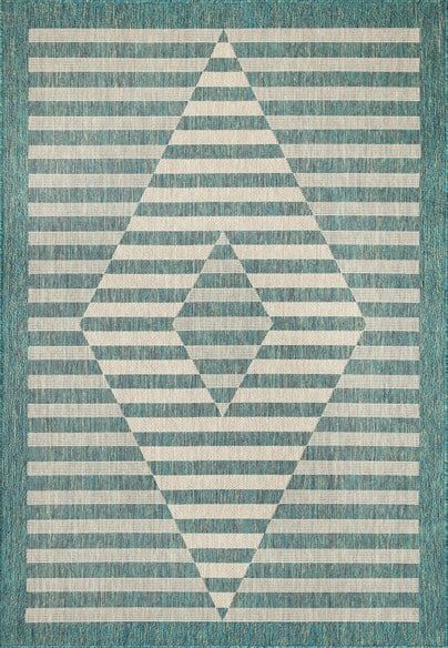 Dynamic Rugs VILLA 1633-850 Neutral and Aqua